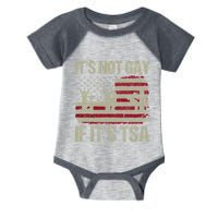 Distressed It Is Not Gay If ItS Tsa Funny Security Infant Baby Jersey Bodysuit