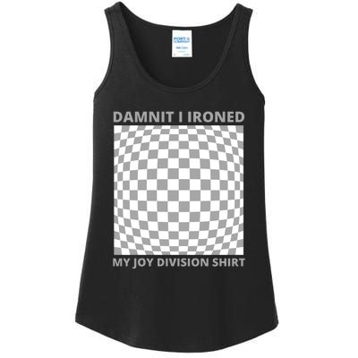 Damnit I Ironed My Division Ladies Essential Tank