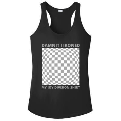 Damnit I Ironed My Division Ladies PosiCharge Competitor Racerback Tank