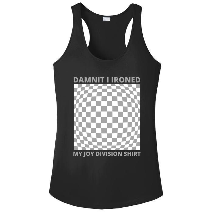 Damnit I Ironed My Division Ladies PosiCharge Competitor Racerback Tank