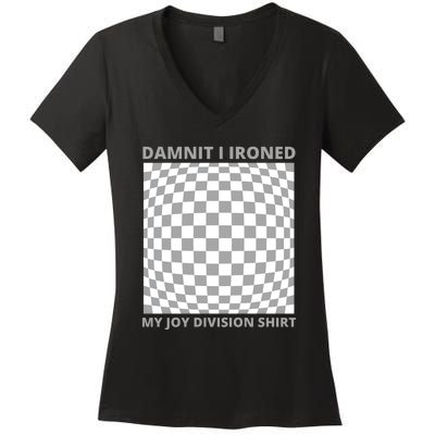 Damnit I Ironed My Division Women's V-Neck T-Shirt