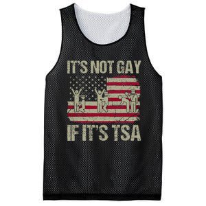 Distressed It Is Not Gay If ItS Tsa Mesh Reversible Basketball Jersey Tank