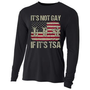 Distressed It Is Not Gay If ItS Tsa Cooling Performance Long Sleeve Crew