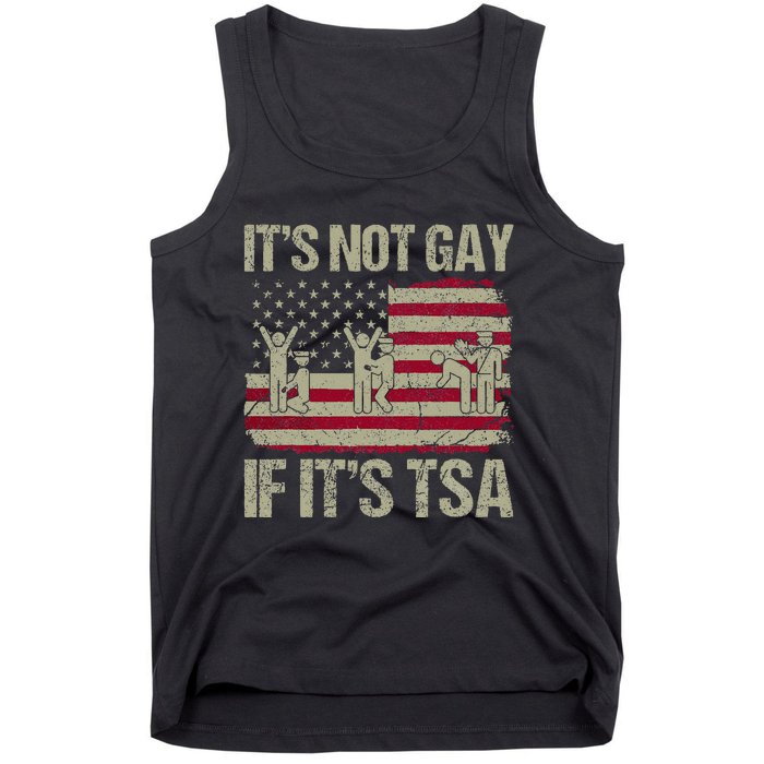 Distressed It Is Not Gay If ItS Tsa Tank Top