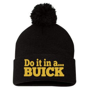 Do It In A Buick Pom Pom 12in Knit Beanie