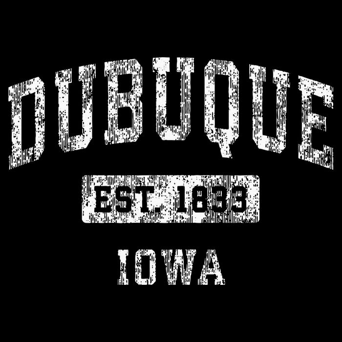 Dubuque Iowa Ia Vintage Established Sports Design Toddler Hoodie