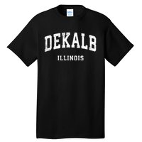 Dekalb Illinois Il Vintage Athletic Sports Design Tall T-Shirt