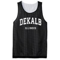 Dekalb Illinois Il Vintage Athletic Sports Design Mesh Reversible Basketball Jersey Tank