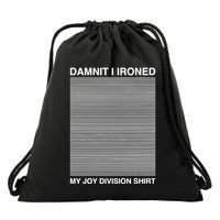 Damnit I Ironed My Division Drawstring Bag