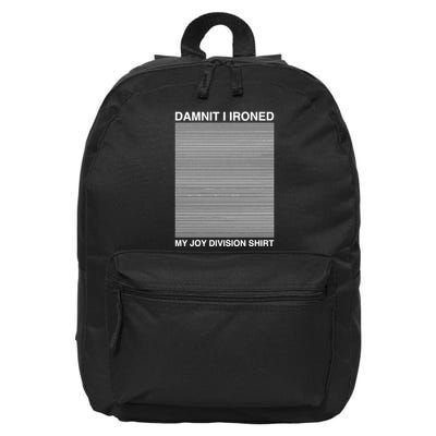 Damnit I Ironed My Division 16 in Basic Backpack