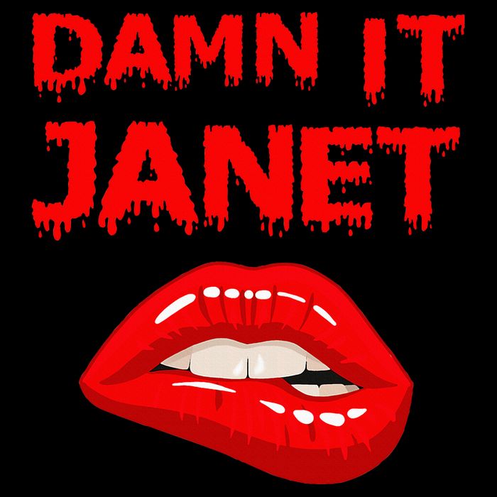 Damn It Janet With Bitting Red Lips Of Pleasure Button