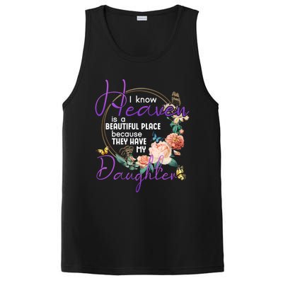 Daughter I Know Heaven Is A Beautiful Place Family Memorial Gift PosiCharge Competitor Tank