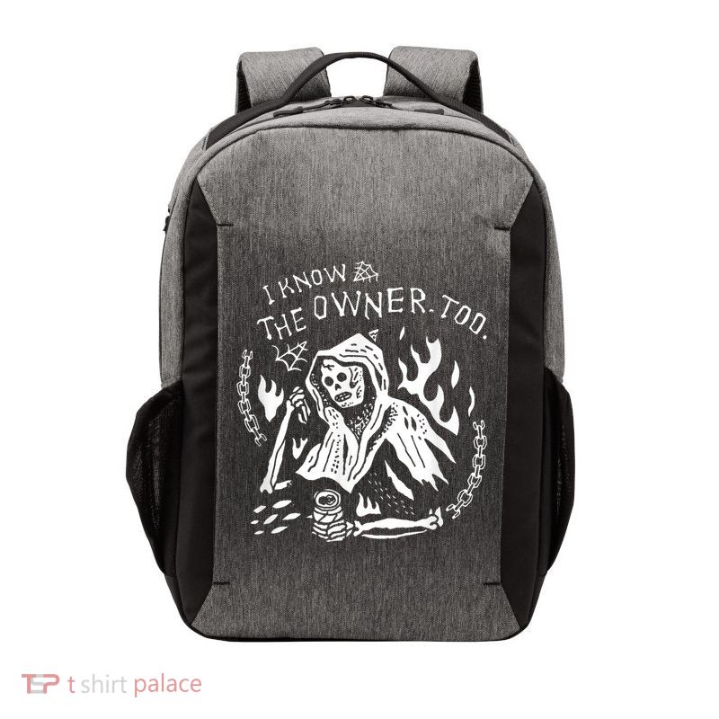 Death I Know The Owner Too Vector Backpack