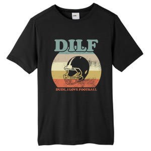 Dude I Love Football American Football Fan Football Player Gift Tall Fusion ChromaSoft Performance T-Shirt