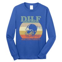 Dude I Love Football American Football Fan Football Player Gift Long Sleeve Shirt