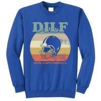 Dude I Love Football American Football Fan Football Player Gift Tall Sweatshirt