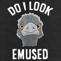 Do I Look Amused Funny Emu Animal Love Emus. 7 Panel Mesh Trucker Snapback Hat