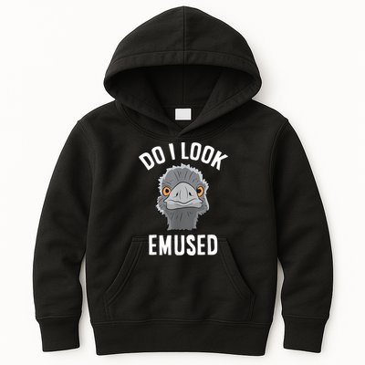 Do I Look Amused Funny Emu Animal Love Emus. Kids Hoodie
