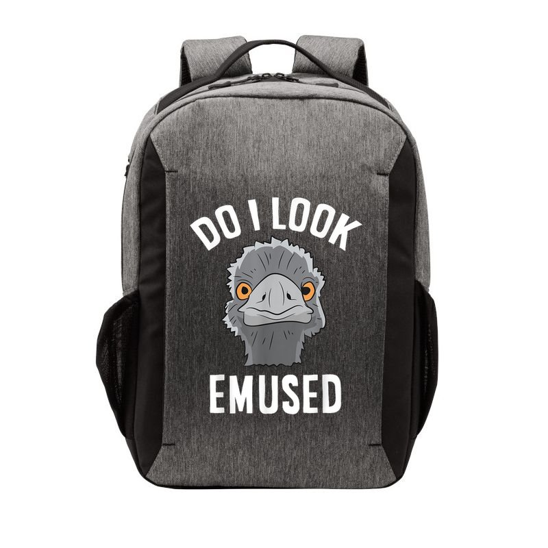 Do I Look Amused Funny Emu Animal Love Emus. Vector Backpack