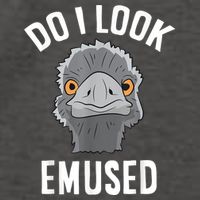 Do I Look Amused Funny Emu Animal Love Emus. Vector Backpack