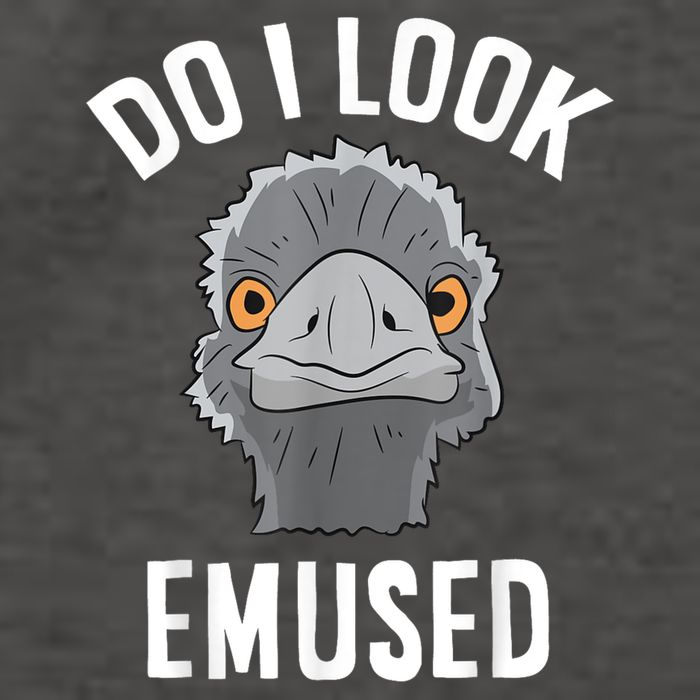 Do I Look Amused Funny Emu Animal Love Emus. Vector Backpack