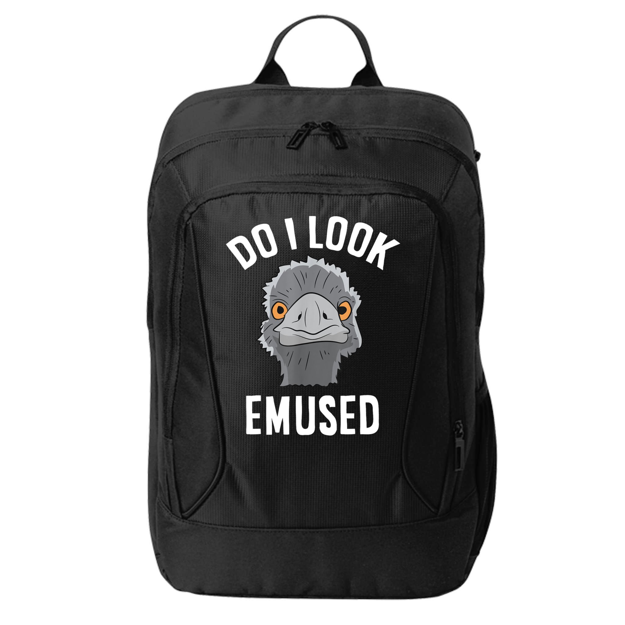 Do I Look Amused Funny Emu Animal Love Emus. City Backpack