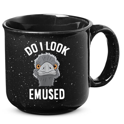 Do I Look Amused Funny Emu Animal Love Emus. 15oz Campfire Ceramic Mug