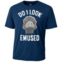 Do I Look Amused Funny Emu Animal Love Emus. Cooling Performance Crew T-Shirt