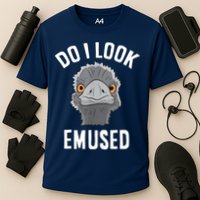 Do I Look Amused Funny Emu Animal Love Emus. Cooling Performance Crew T-Shirt
