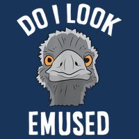 Do I Look Amused Funny Emu Animal Love Emus. Cooling Performance Crew T-Shirt