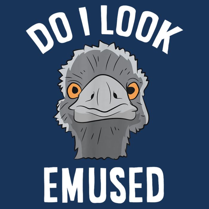 Do I Look Amused Funny Emu Animal Love Emus. Cooling Performance Crew T-Shirt