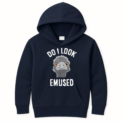 Do I Look Amused Funny Emu Animal Love Emus. Kids Hoodie