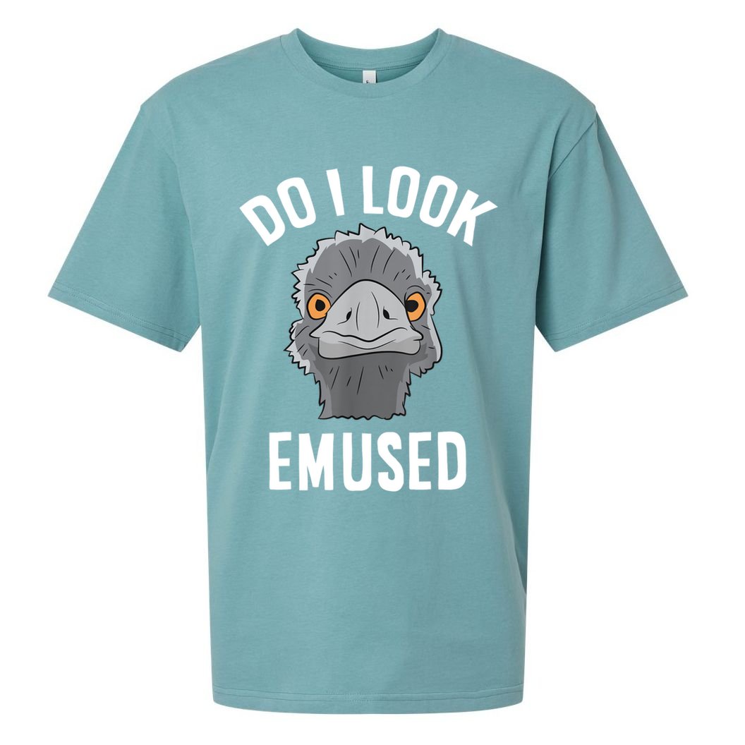 Do I Look Amused Funny Emu Animal Love Emus. Sueded Cloud Jersey T-Shirt