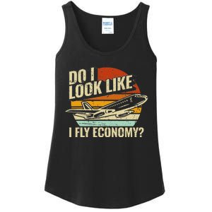 Do I Look Like I Fly Economy Design Travel Traveling Funny Ladies Essential Tank