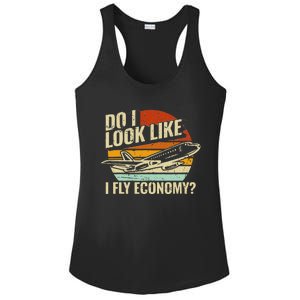 Do I Look Like I Fly Economy Design Travel Traveling Funny Ladies PosiCharge Competitor Racerback Tank