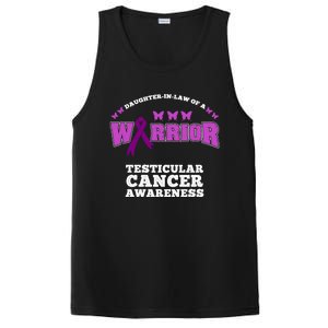 Daughter In Law Of A Warrior Testicular Cancer Awareness Cute Gift PosiCharge Competitor Tank