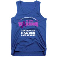 Daughter In Law Of A Warrior Testicular Cancer Awareness Cute Gift Tank Top