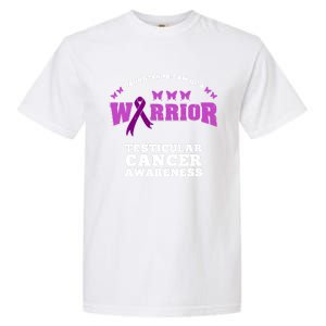 Daughter In Law Of A Warrior Testicular Cancer Awareness Cute Gift Garment-Dyed Heavyweight T-Shirt