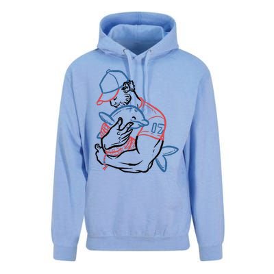 Dolphin I Love You Dad Unisex Surf Hoodie