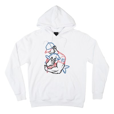 Dolphin I Love You Dad Hoodie