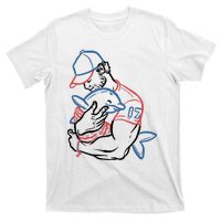 Dolphin I Love You Dad T-Shirt