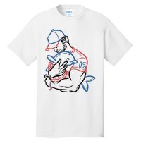 Dolphin I Love You Dad Tall T-Shirt