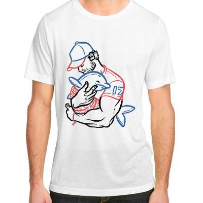 Dolphin I Love You Dad Adult ChromaSoft Performance T-Shirt