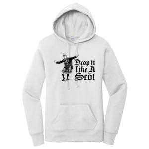 Drop It Like A Scot Funny Scottish Dance Funny Meme Women's Pullover Hoodie