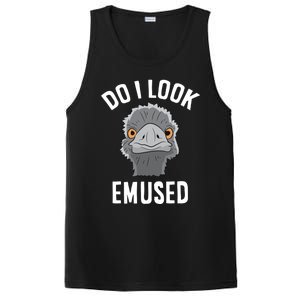 Do I Look Amused Funny Emu Animal Love Emus Gift PosiCharge Competitor Tank