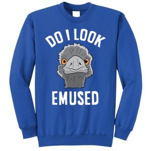 Do I Look Amused Funny Emu Animal Love Emus Gift Sweatshirt