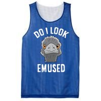 Do I Look Amused Funny Emu Animal Love Emus Gift Mesh Reversible Basketball Jersey Tank