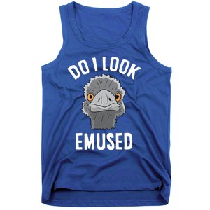 Do I Look Amused Funny Emu Animal Love Emus Gift Tank Top