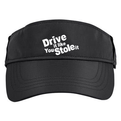 Drive It Like You Stole It Adult Drive Performance Visor