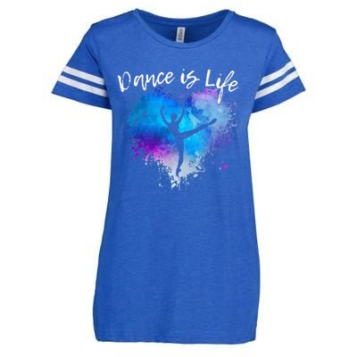 DANCE IS LIFE Ballet Dancing Ballerina N Tween Girl Mom Enza Ladies Jersey Football T-Shirt